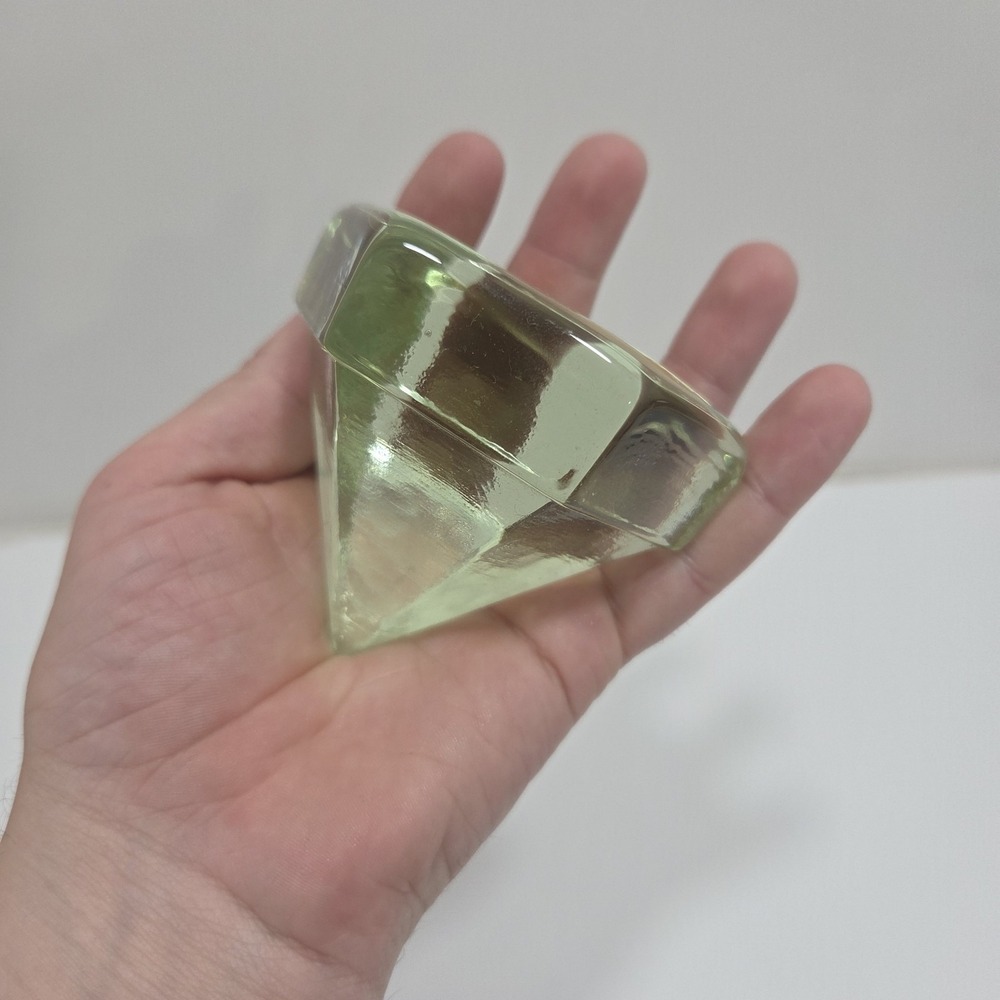 Green Art GLASS SHIP DECK LIGHT HEXAGONAL PRISM/ PYRAMID
